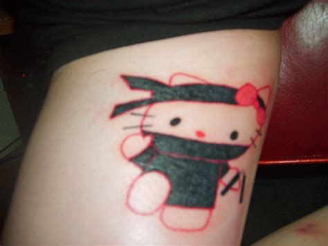 tatto ninja kitty|Ninja Kitty